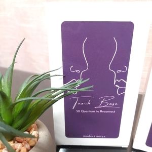 1 New 50 touch base cards to reconnect by modest notes